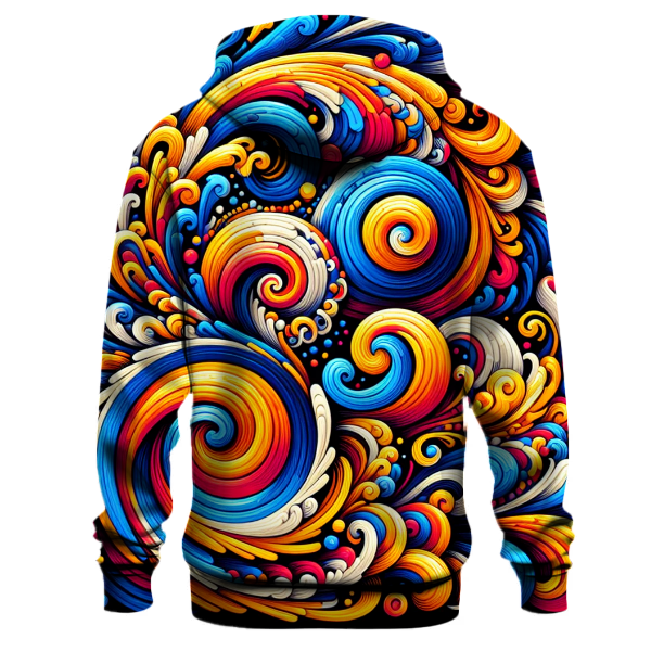 Colorful Tie-Dye Explosion Hoodie