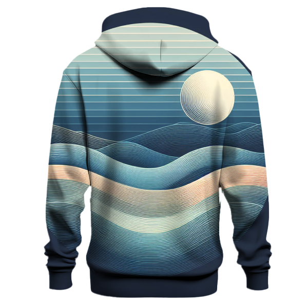 Lunar Twilight Wave Hoodie