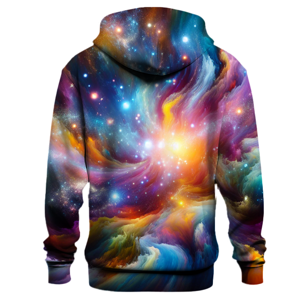 Artistic Cosmic Swirls Hoodie