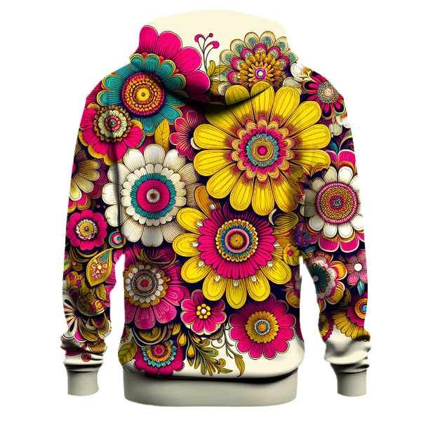 Vibrant Floral Burst Hoodie