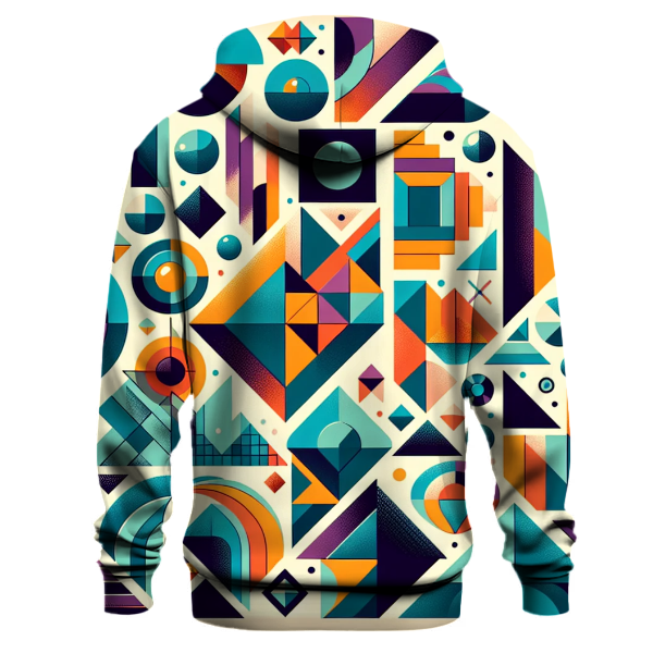 Retro Geometric Harmony Hoodie