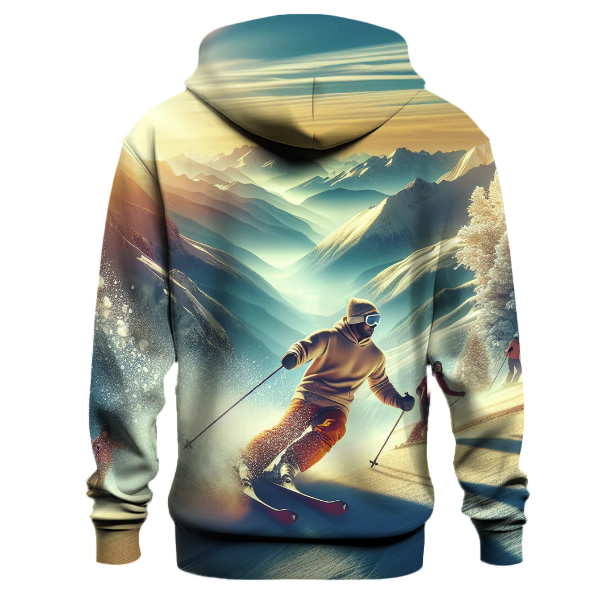 Skiing - Glide Through Powder Hoodie