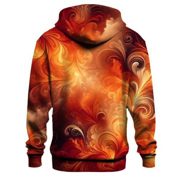 Ember Glow Tie-Dye Hoodie