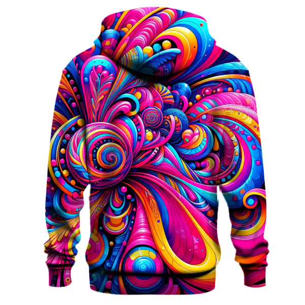 Electric Pop Tie-Dye Hoodie