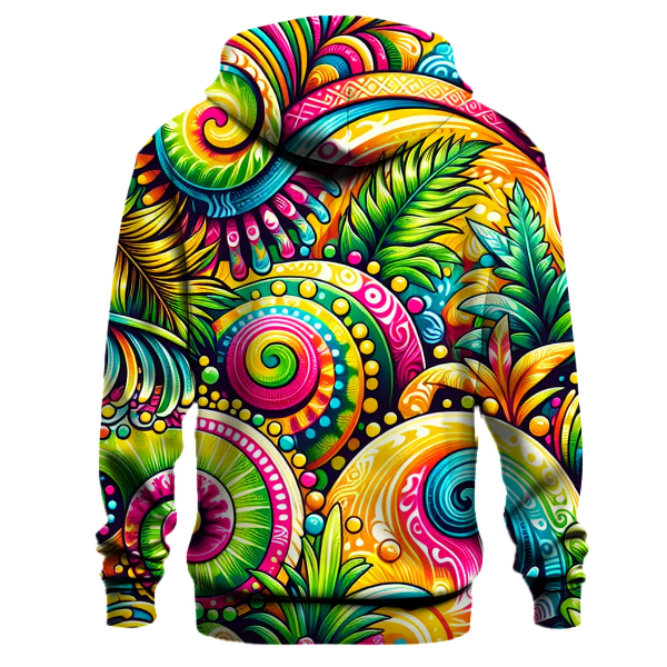 Lively Tropical Fiesta Hoodie