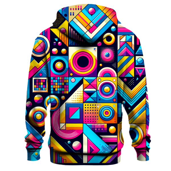 Futuristic Retro Patterns Hoodie