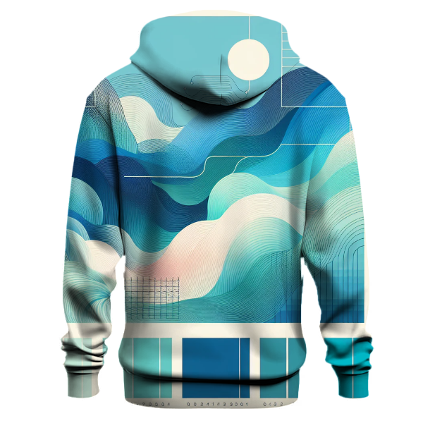 Royal Ocean Waves Hoodie