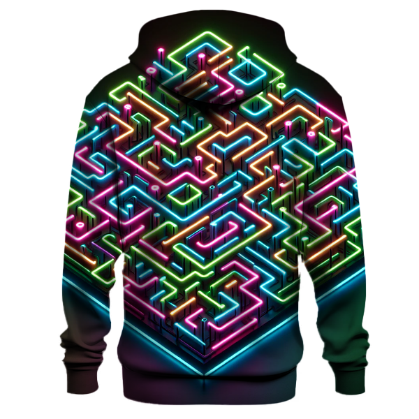 Eccentric Electric Maze Hoodie