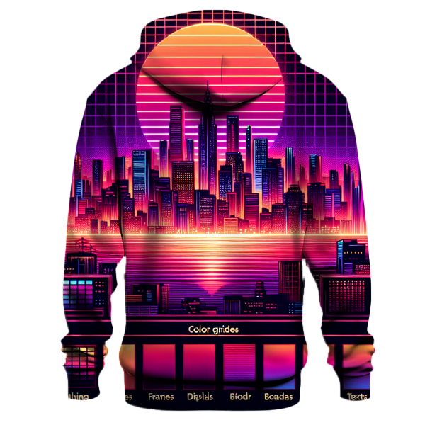 Retrowave Skyline Hoodie