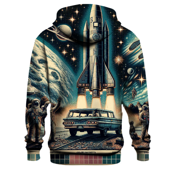 Retro Galactic Voyage Hoodie