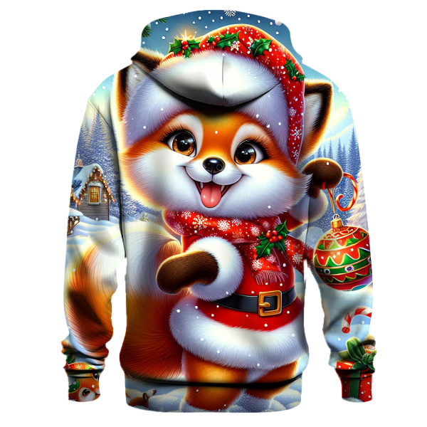 Festive Fox Holiday Hoodie