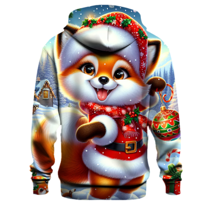 Festive Fox Holiday Hoodie