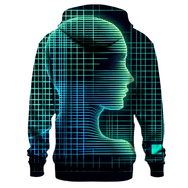 Neon Cyber Grid Hoodie
