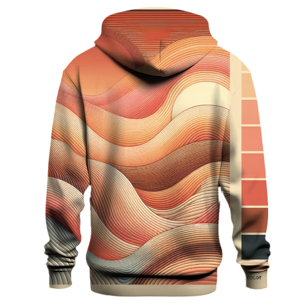 Sunset Desert Waves Hoodie