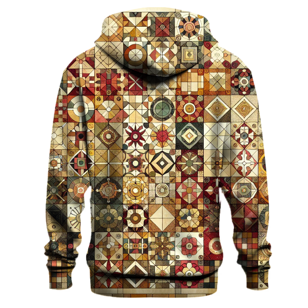 Floral Patchwork Quilt Hoodie