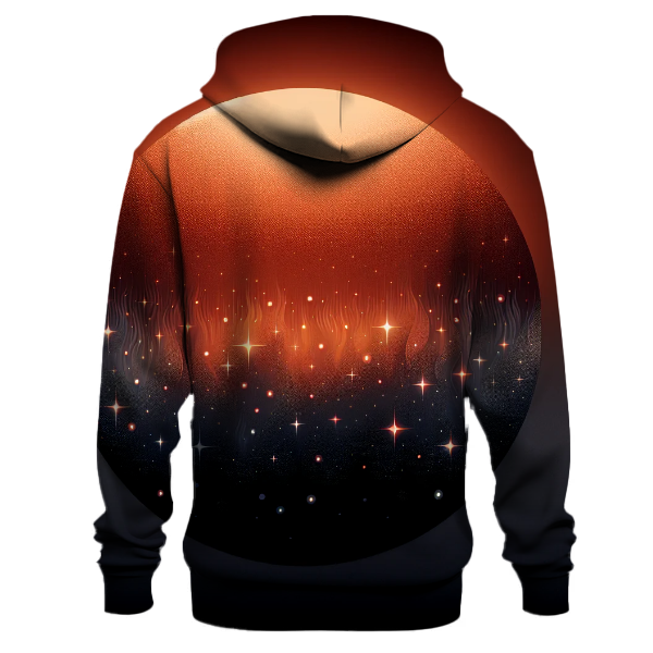 Starlit Ember Glow Hoodie