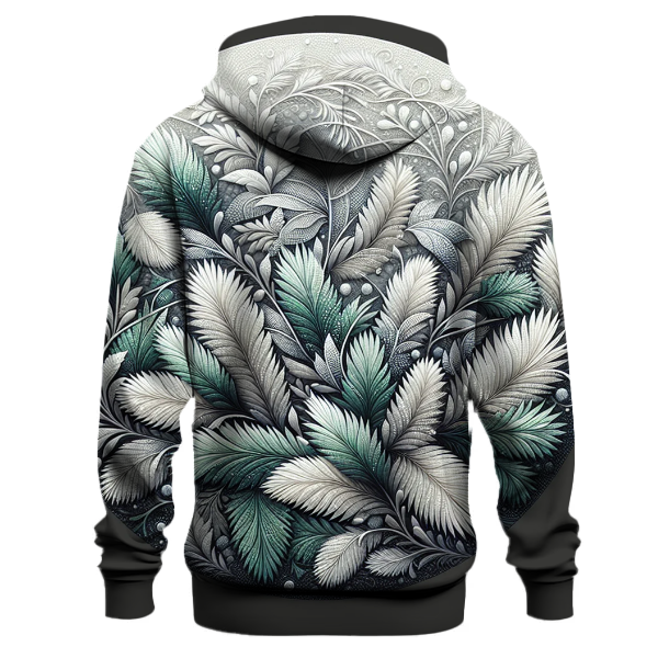 Frosted Pine Forest Tie-Dye Hoodie