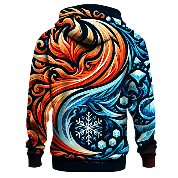 Ember and Ice Contrast Hoodie