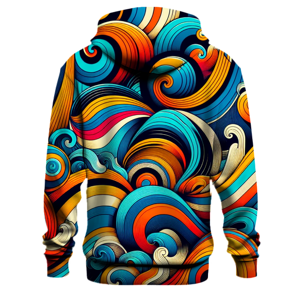 Wave Patterns Hoodie