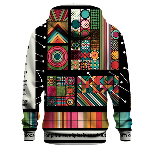 Groovy 70s Patchwork Hoodie
