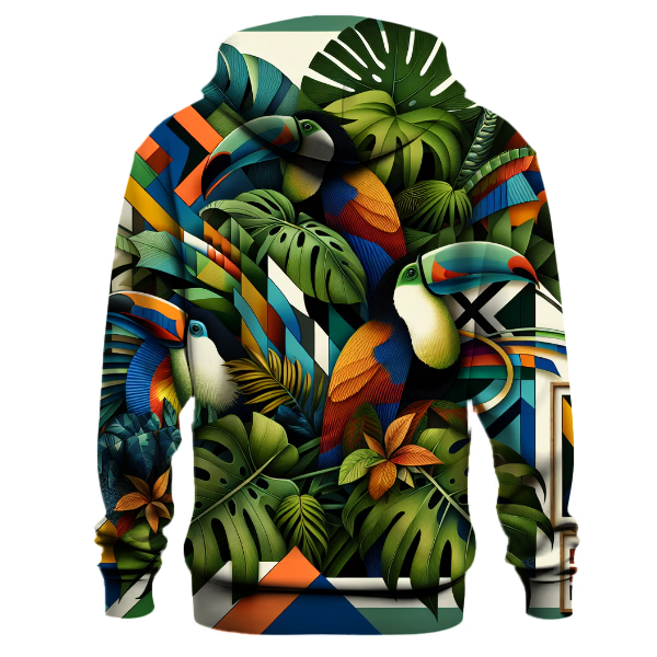 Bold Geometric Jungle Hoodie