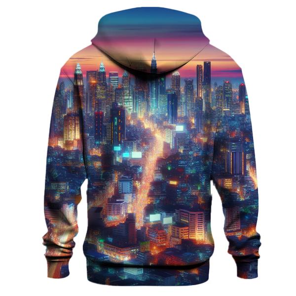 Dynamic City Skyline Hoodie
