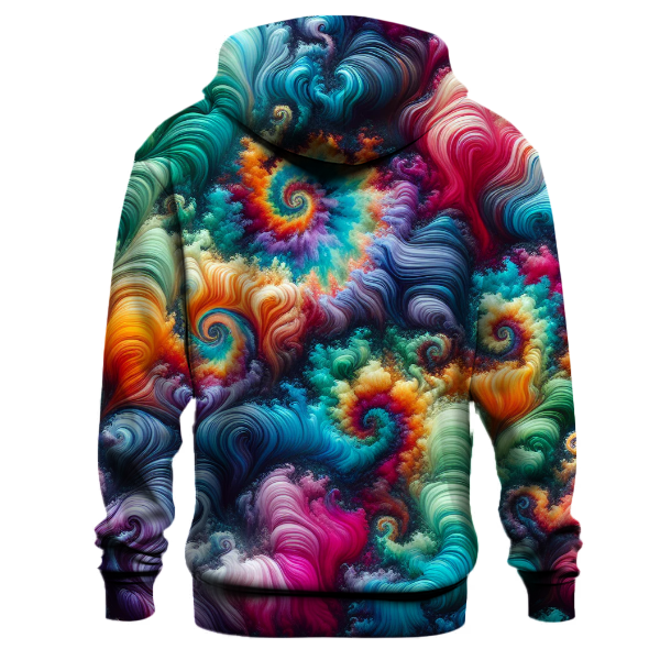 Retro Tie Dye Swirl Hoodie
