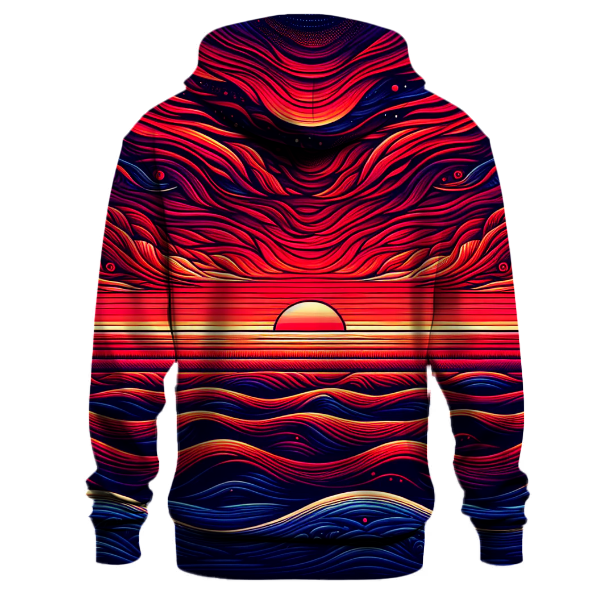 Ruby Waves Hoodie