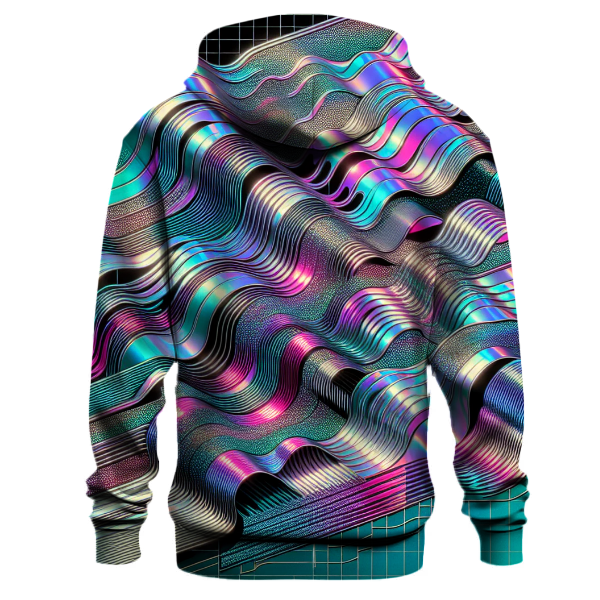 Holographic Waveform Hoodie