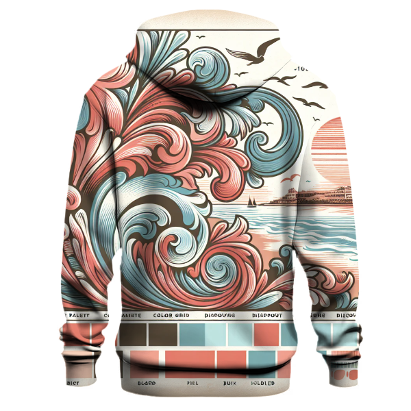 Vintage Coral Retreat Hoodie