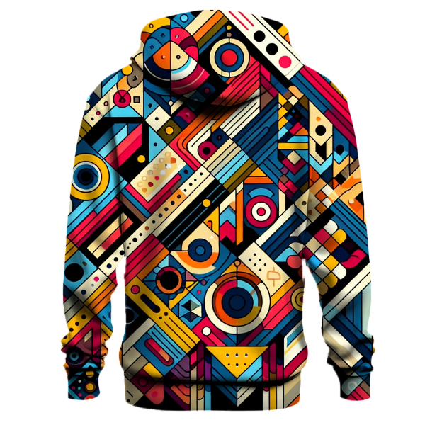 Charming Geometric Whimsy Hoodie
