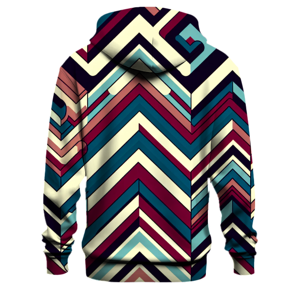 Chic Chevron Groove Hoodie