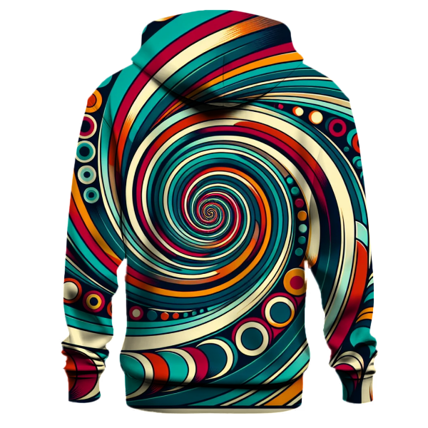 Groovy Spiral Illusion Hoodie