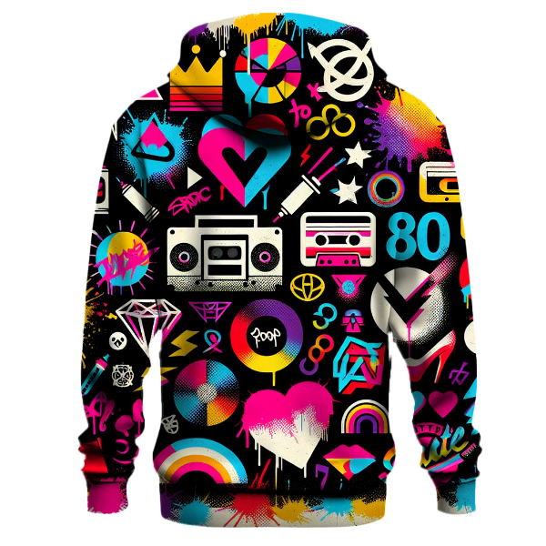 Retro Pop Graffiti Hoodie