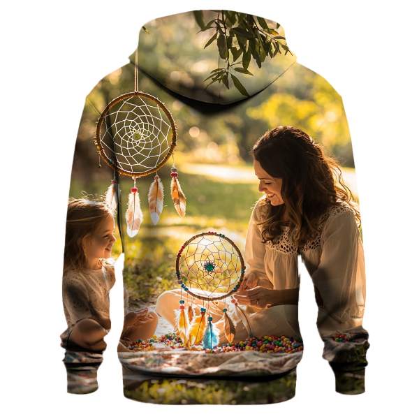 Woven Dreams Creating a Dreamcatcher Together Hoodie