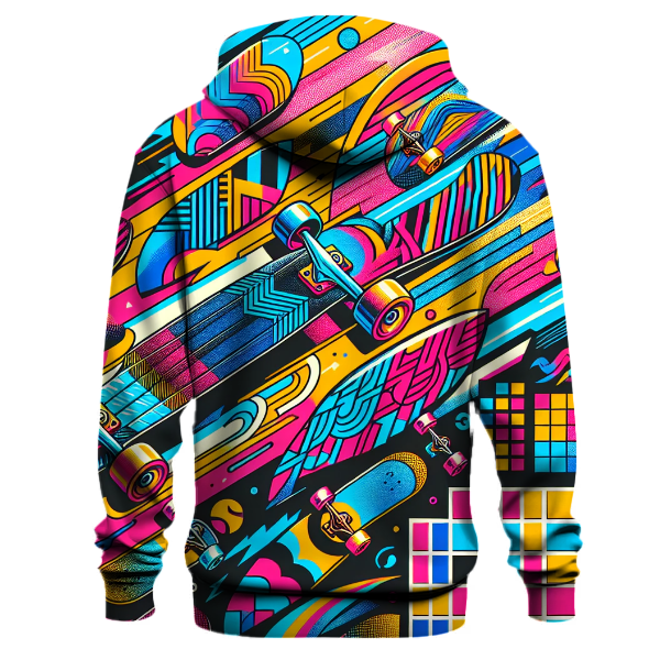 Retro Skateboard Dreams Hoodie