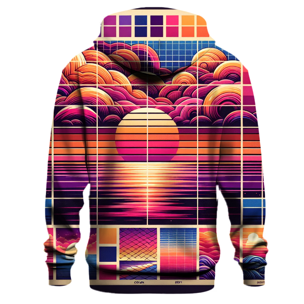 Sunset Gridscape Hoodie