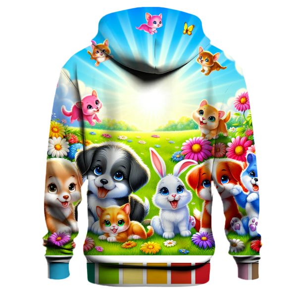 Joyful Animal Friends Hoodie