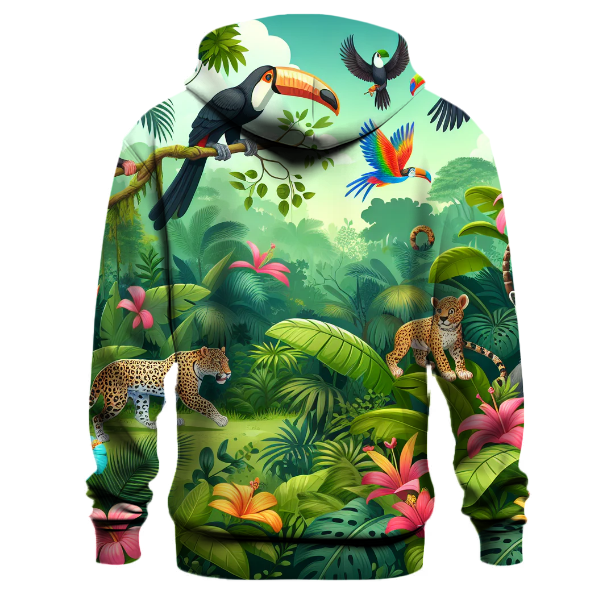 Playful Jungle Explorers Hoodie