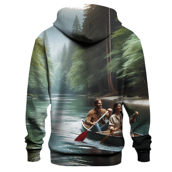 Canoeing River Adventure Hoodie
