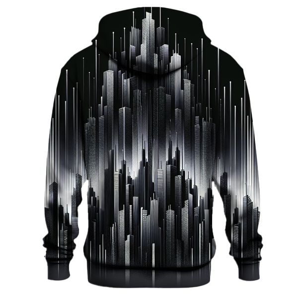 Midnight Cityscape Illusion Hoodie