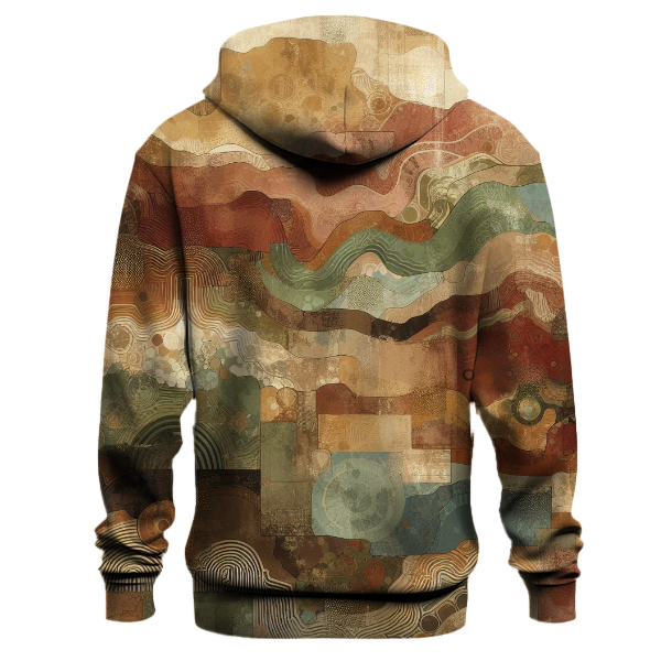 Earthy Muddy Trail Tie-Dye Hoodie