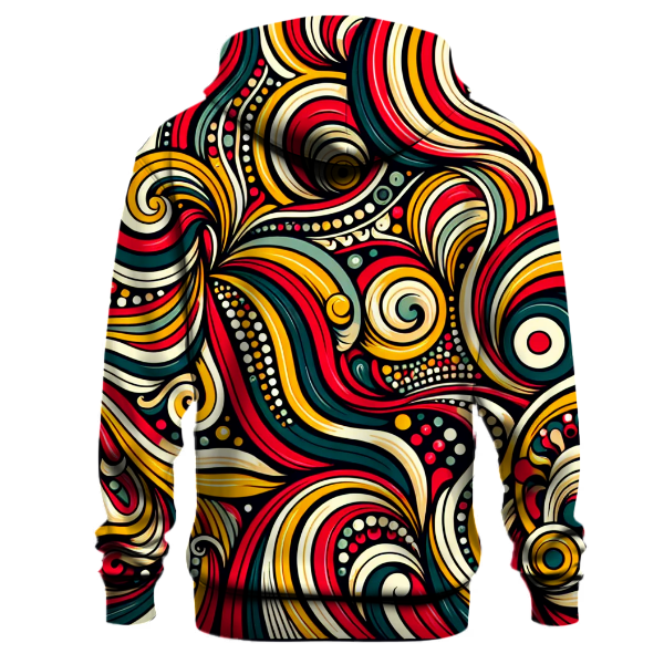 Floral Waves Hoodie