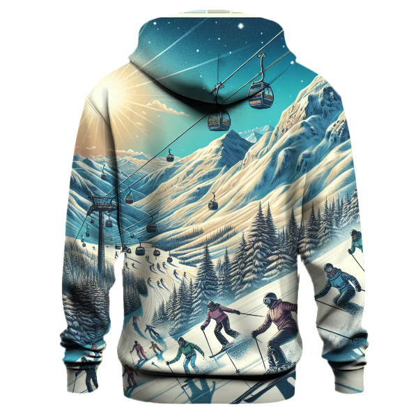 Skiing - Snowbound Thrills Hoodie