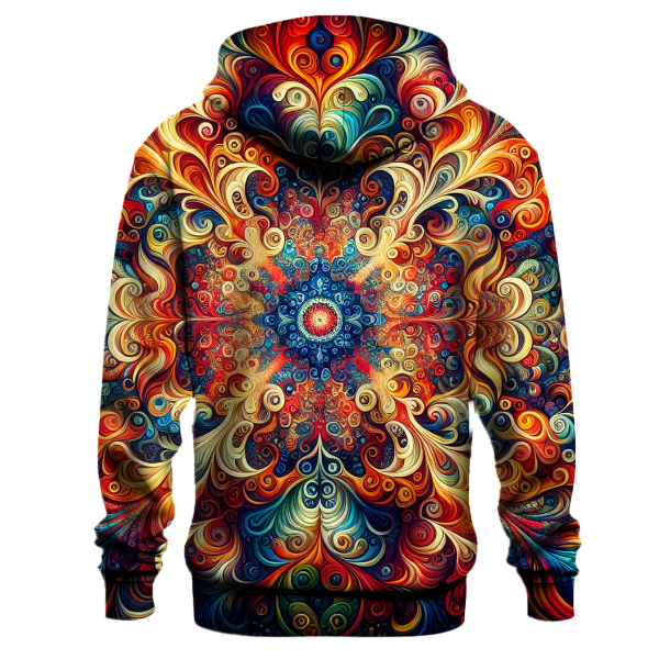 Groovy Fusion Kaleidoscope Hoodie