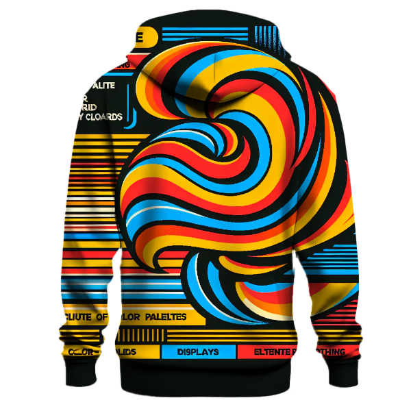 Bold Funky Stripes Hoodie
