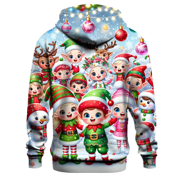Christmas Whimsy Characters Hoodie