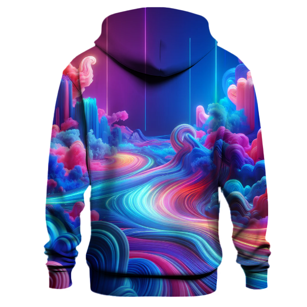 Neon Dreamscapes Hoodie