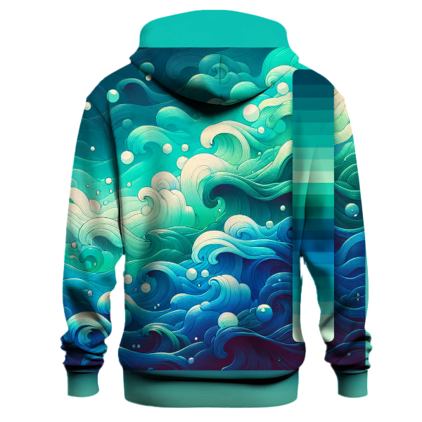Crystal Wave Gradient Hoodie