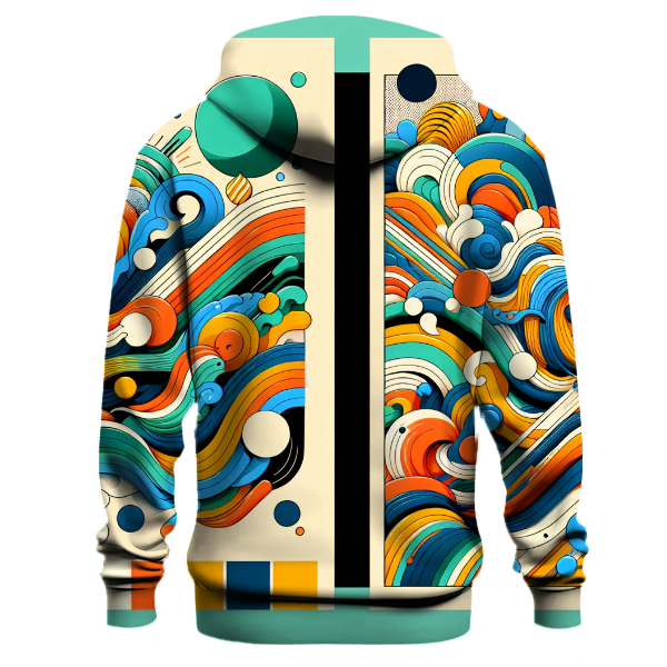 Retro Funky Waves Hoodie